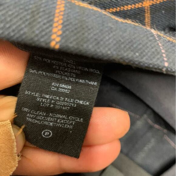 Theory Abla tile check plaid double breasted wool blend long trench coat size XS - Picture 6 of 7